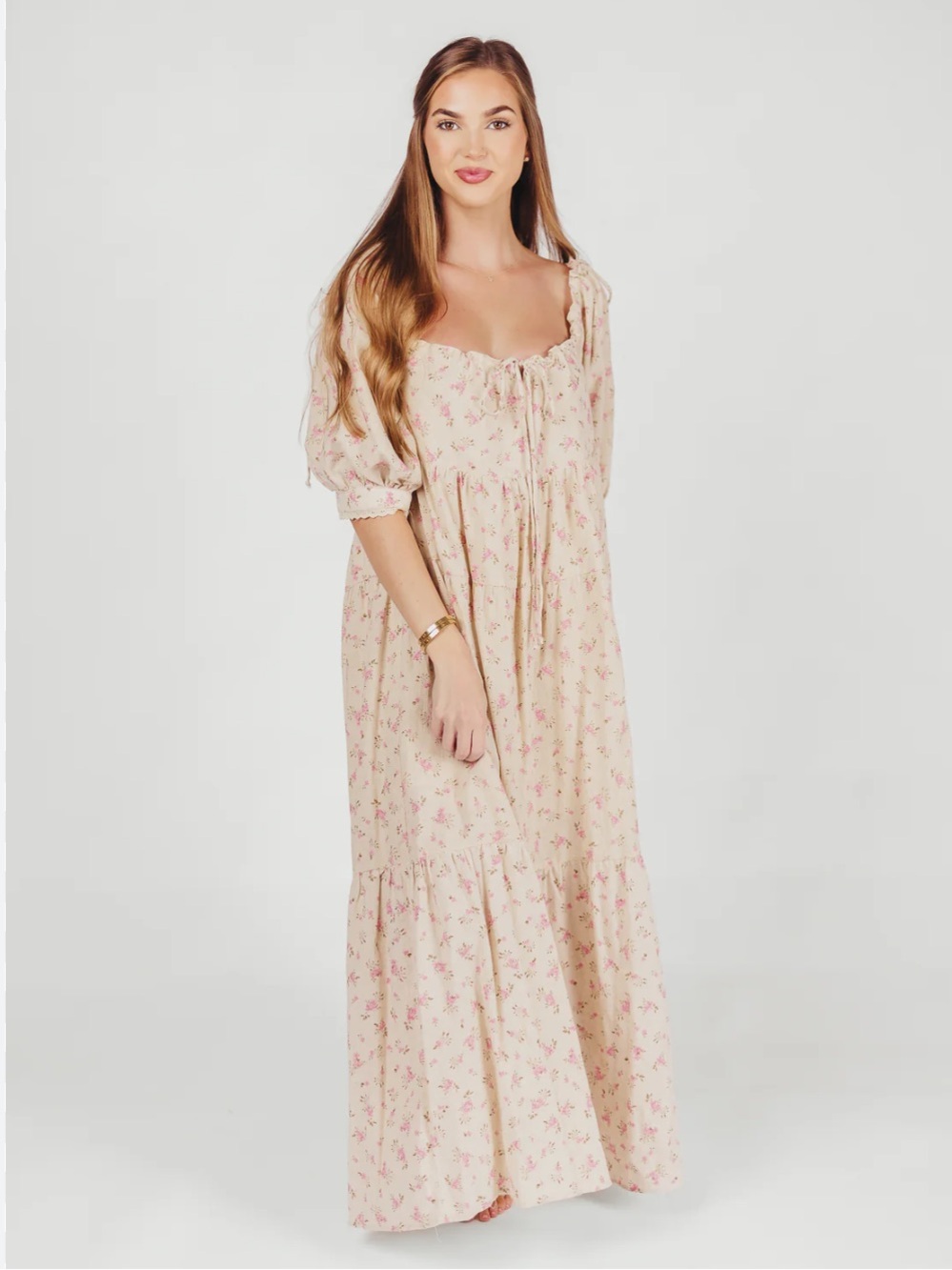 Worth Collective Cara maxi dress in vintage floral